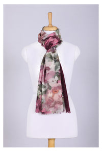 Romantic Bloom Wool Scarf - Multi Coloured | SVEŽElife
