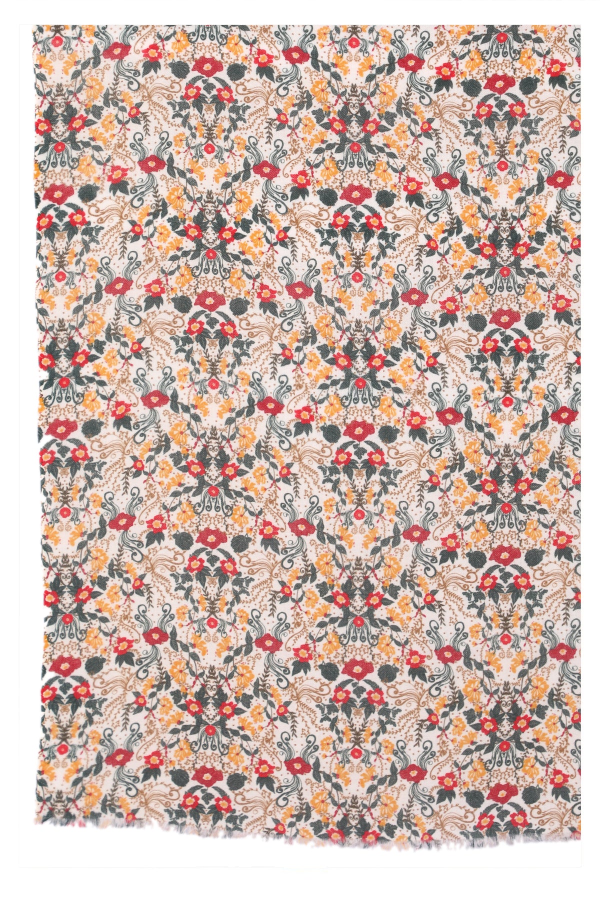 Vintage Charm Wool Scarf - Multi Coloured | SVEŽElife