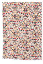 Vintage Charm Wool Scarf - Multi Coloured