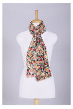 Vintage Charm Wool Scarf - Multi Coloured