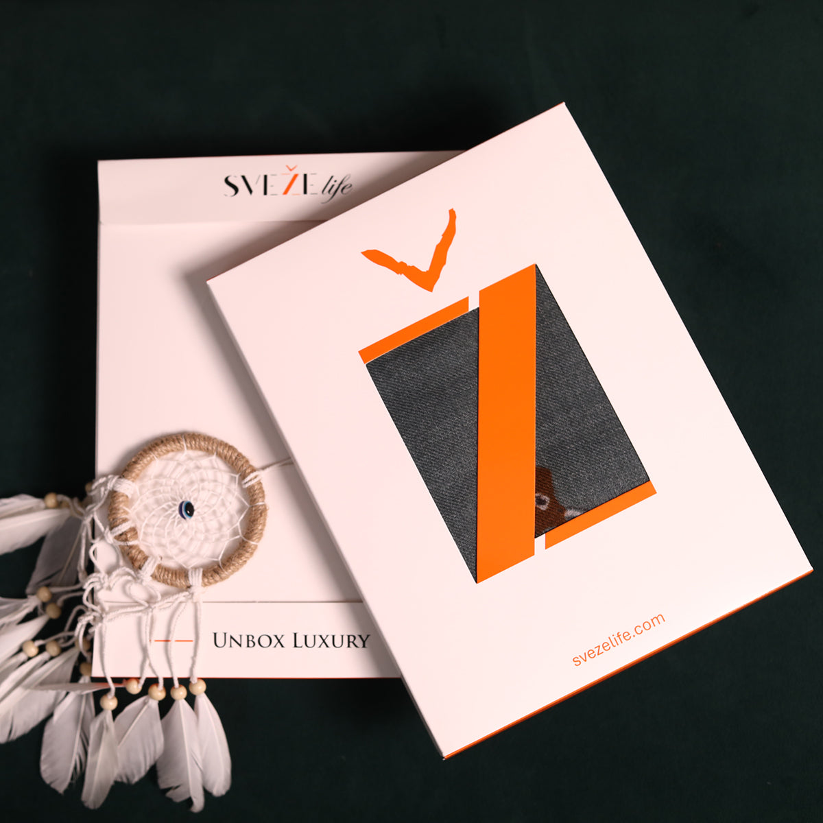 Highland Stag Wool Scarf - Green | SVEŽElife