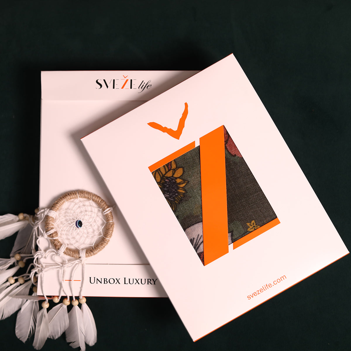 Autumn Meadow Print Wool Scarf - Multicoloured | SVEŽElife