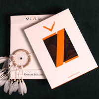 Dual-Tone Circle Print Wool Scarf - Indigo Brown | SVEŽElife