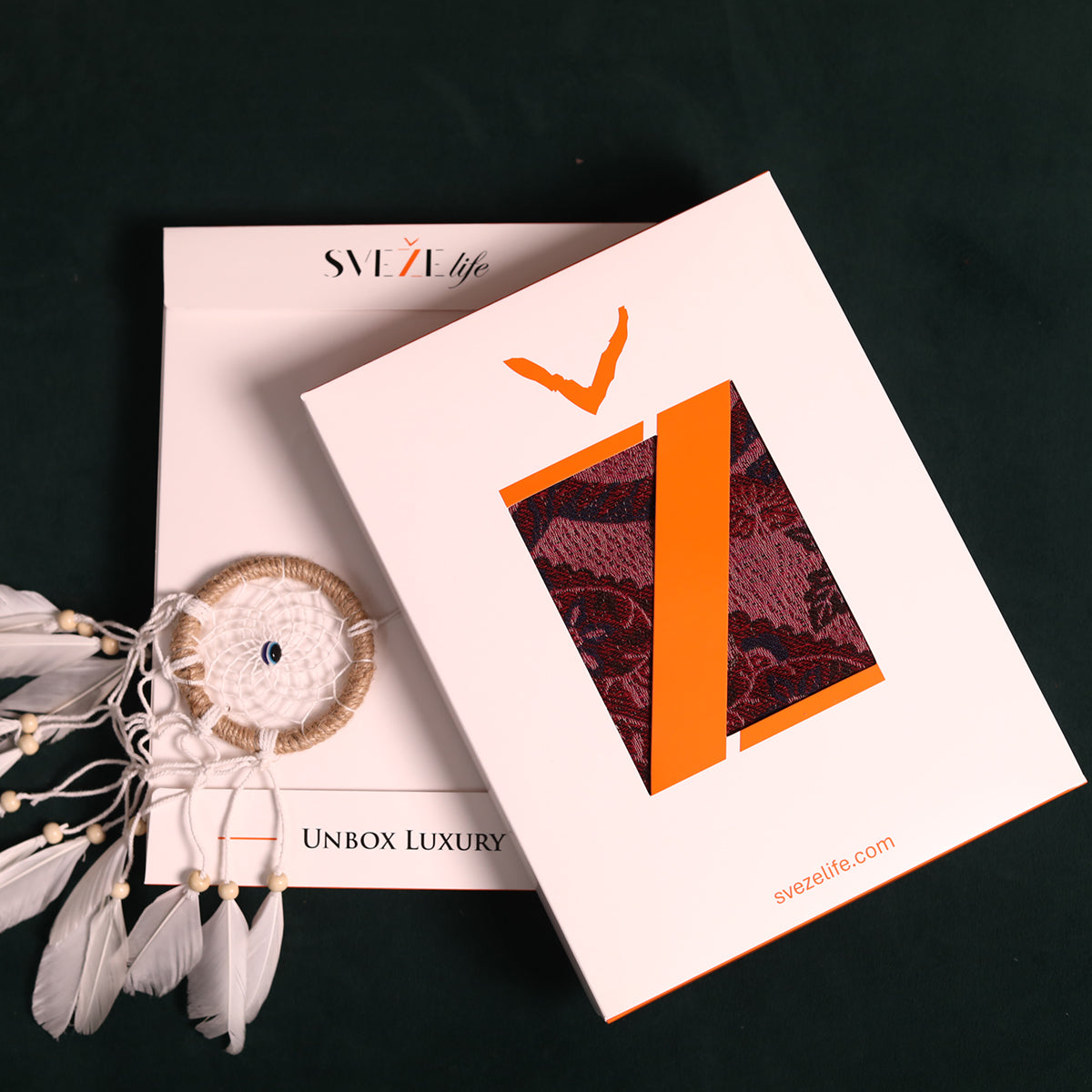 Dual Tone Paisley Jacquard Cotton Viscose Scarf - Magenta Brown | SVEŽElife