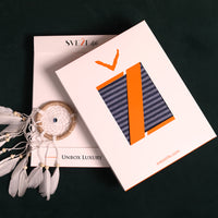 Coastal Stripe Woven Wool Scarf - Blue | SVEŽElife