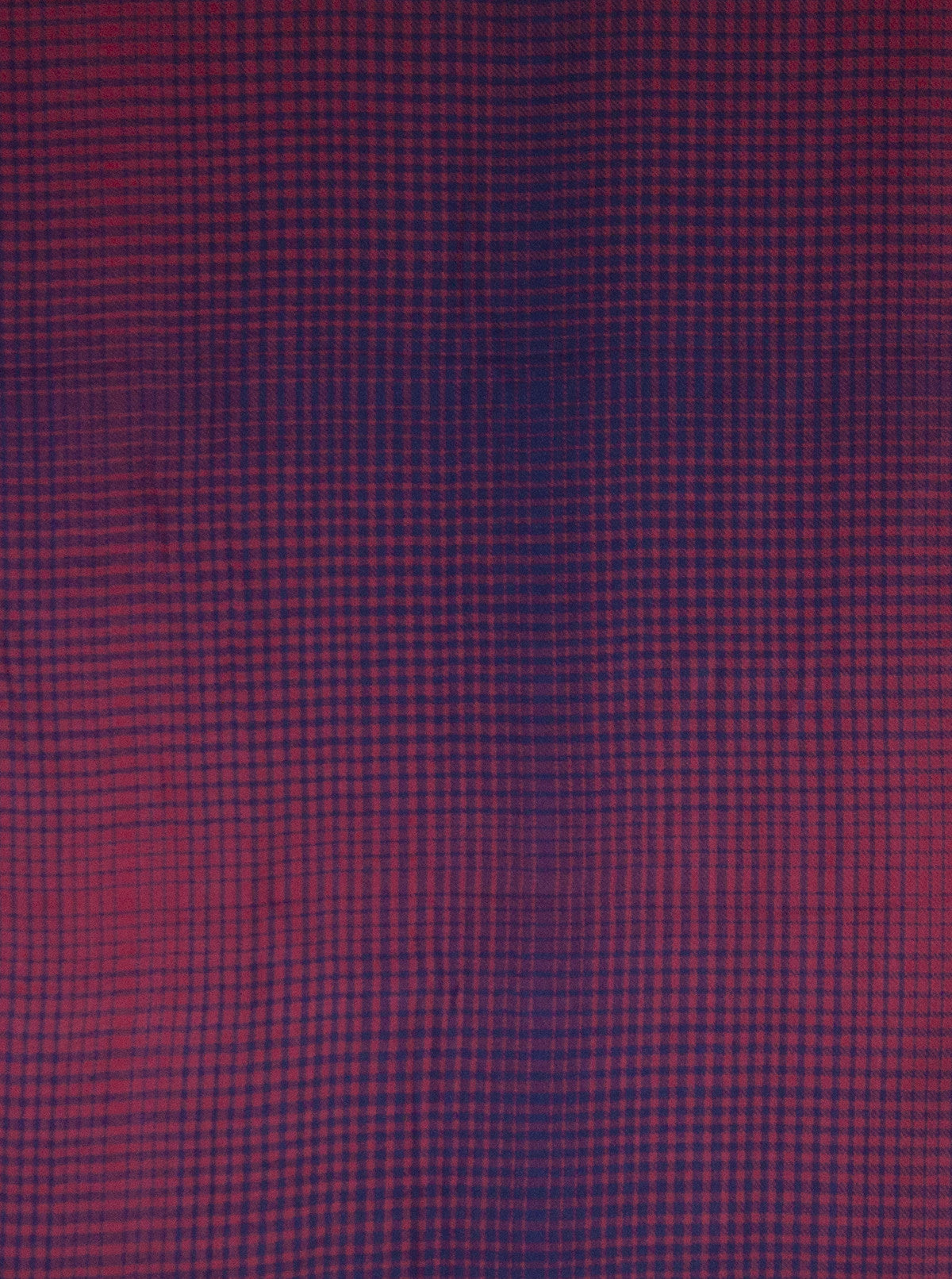 Gradient Checks Twill Weave Viscose Scarf - Fuchsia Purple