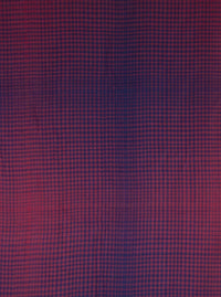 Gradient Checks Twill Weave Viscose Scarf - Fuchsia Purple