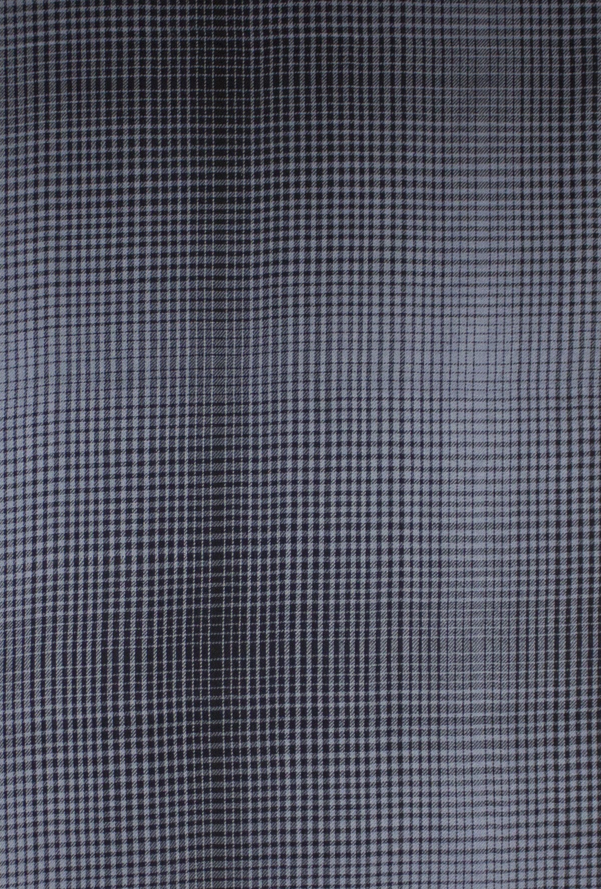 Gradient Checks Twill Weave Viscose Scarf - Grey Black