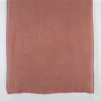 Diamond Weave Two Tone Merino Wool Scarf - Red
