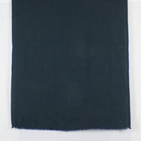 Chevron Weave Two Tone Merino Wool Scarf - Navy Green