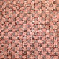 All Over Checks Mix Hand-block Print Table Cloth - White Red